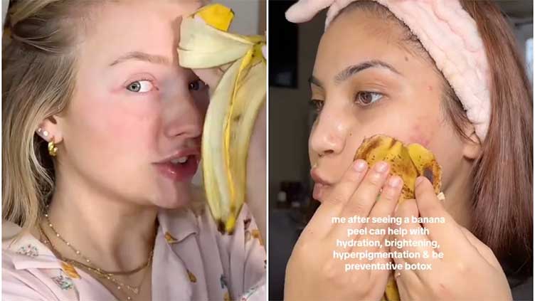 Experts debunk TikTok skincare trend using bananas as 'natural botox'