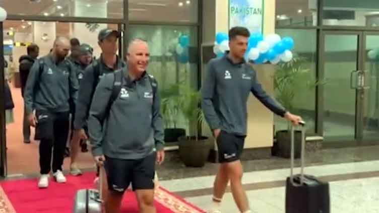 New Zealand team arrive in Lahore to participate in tri-nation series