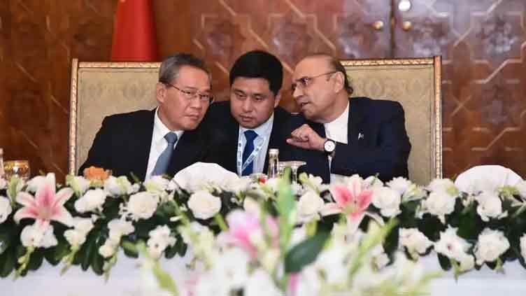 President Zardari, Chinese premier discuss trade cooperation, people-to-people linkages