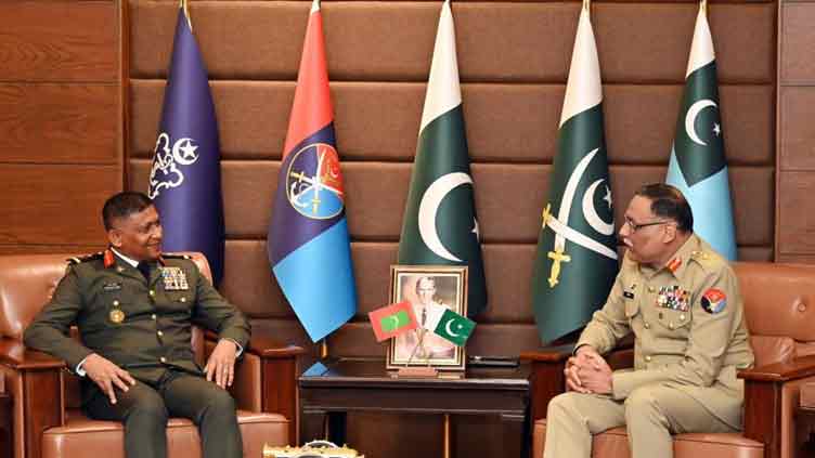 Maldives Chief of Defence Staff calls on CJCSC Gen Sahir Shamshad