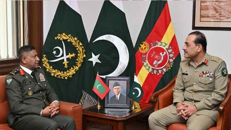 Maldives defence chief meets COAS Munir to discuss bilateral cooperation