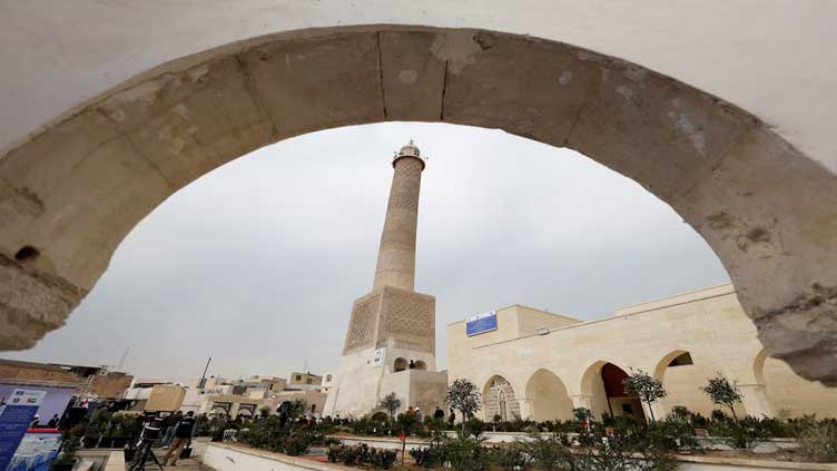 Mosul's renowned minaret restored from ravages of Islamic State