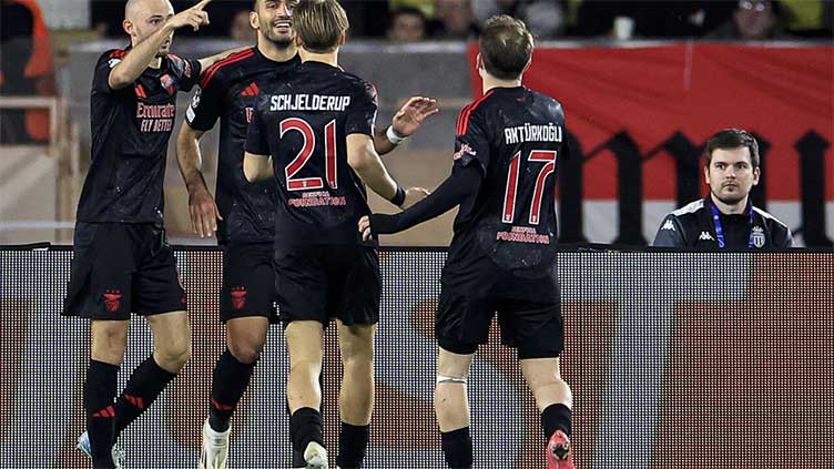 Benfica seize upper hand against Monaco in Champions League play-off