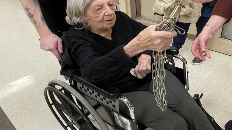 104 year-old woman granted birthday wish and taken to New York prison