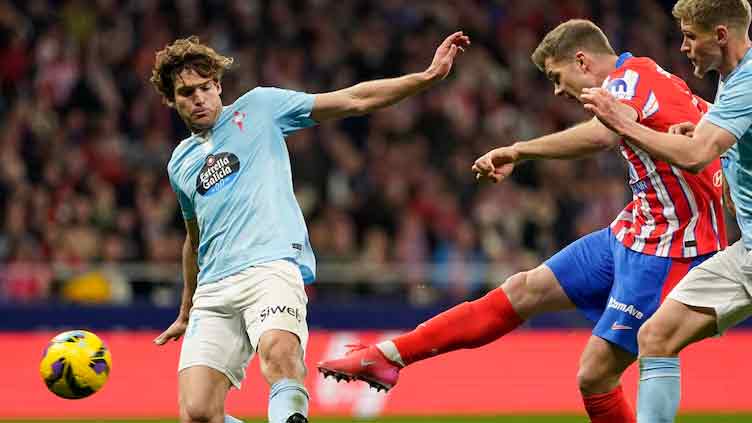 Sorloth rescues 10-men Atletico in 1-1 draw with Celta Vigo