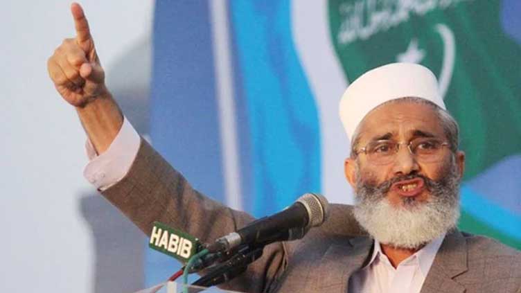 Sirajul Haq slams government policies on Pak-Afghan relations