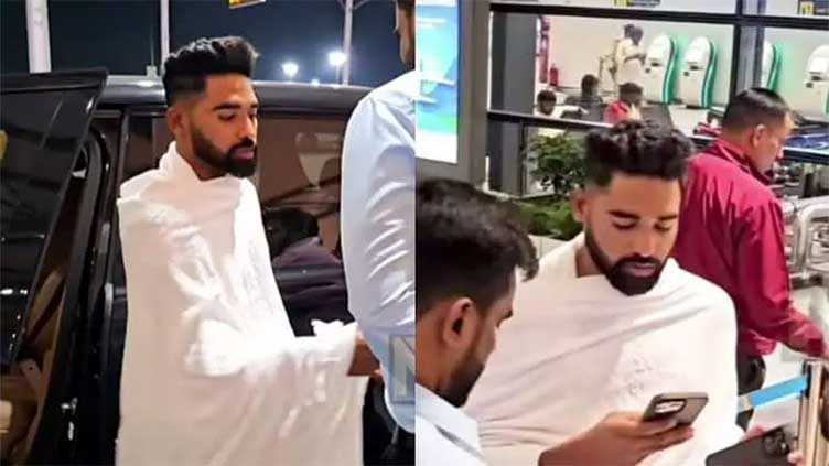 Indian pacer Mohammed Siraj embarks on Umrah sojourn