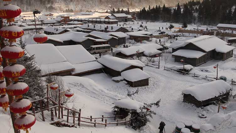 Snow village in China apologizes after using fake snow to lure tourists 