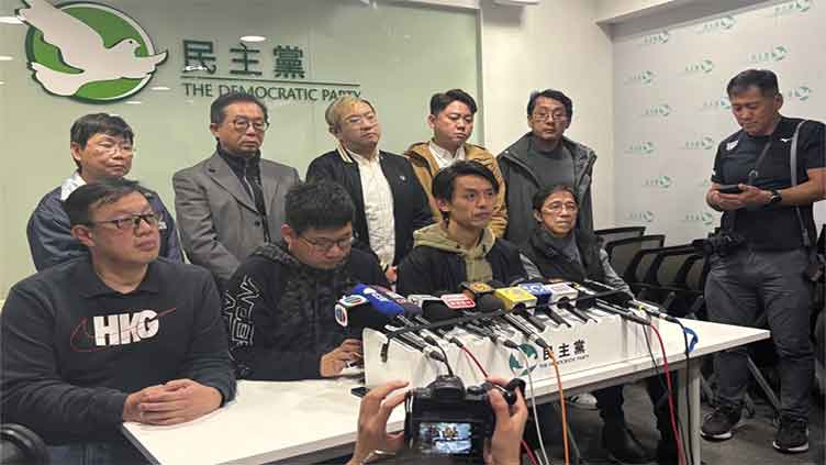 Hong Kong's largest pro-democracy party takes initial step toward disbanding