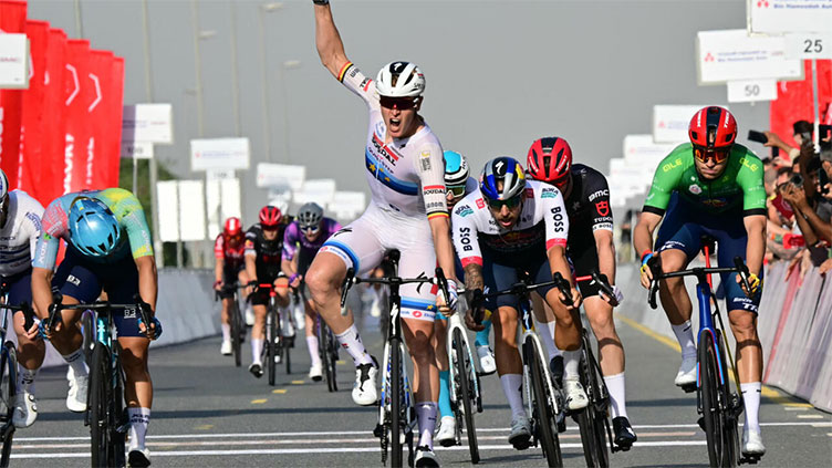 Merlier edges UAE Tour sprint as Pogacar retains lead