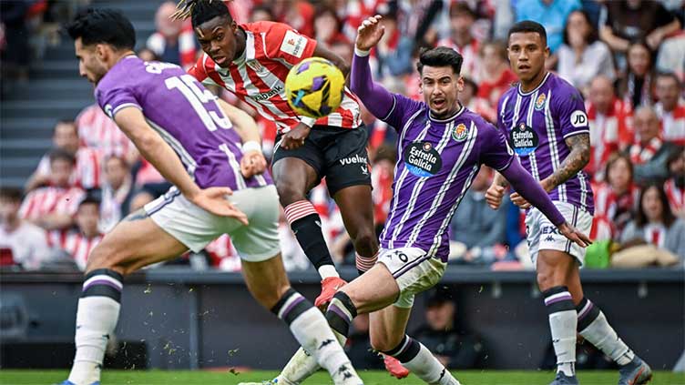 Athletic Bilbao crush Valladolid to maintain top four pace