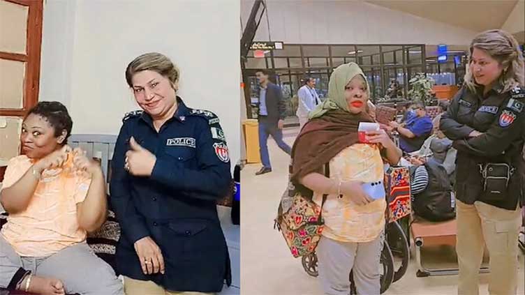 Karachi policewoman wins hearts for kind dealing with American visitor