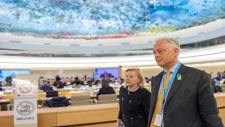 Dozens of delegates walk out of Russia's speech to UN rights council