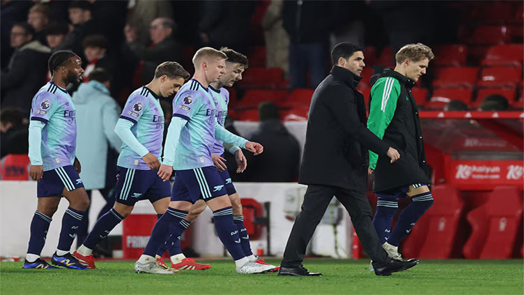 Arsenal draw at Forest in another blow to their slim title hopes