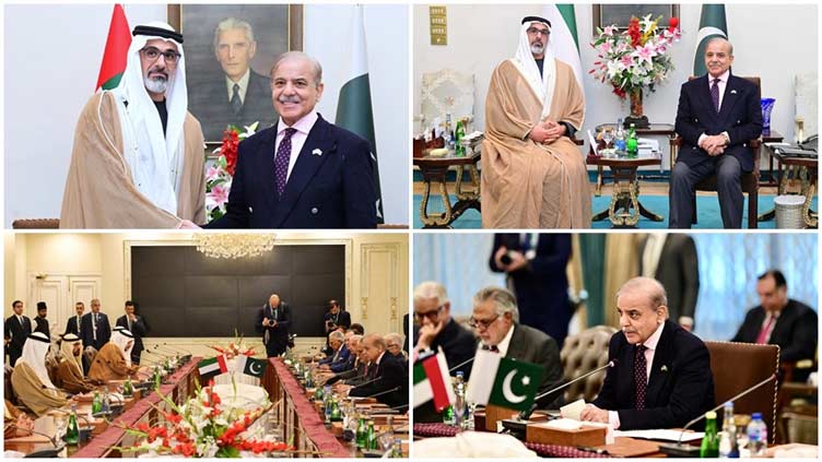 PM Shehbaz, Abu Dhabi crown prince vow to strengthen bilateral ties