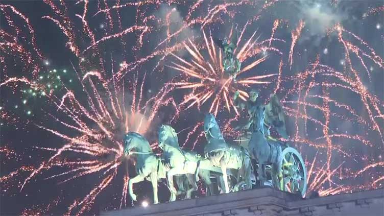 Revellers welcome 2025 at Berlin's Brandenburg Gate