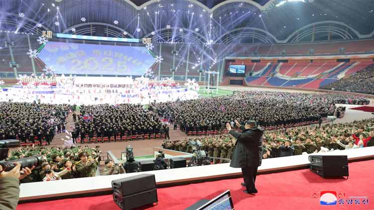 North Korea's Kim Jong Un attends New Year's celebrations with daughter, KCNA reports