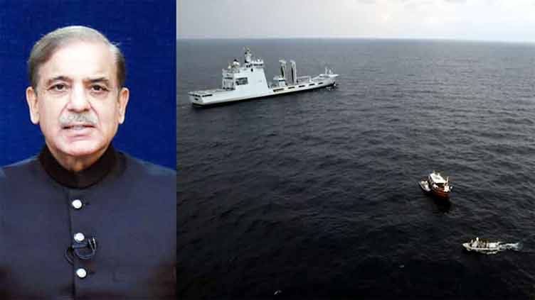 PM Shehbaz lauds Pak Navy for successful anti-narcotics operation in Arabian Sea