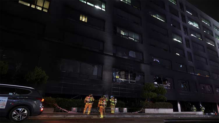 Dozens rescued in South Korea building fire, emergency department says