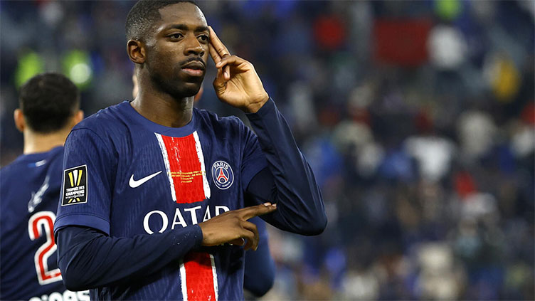 Late Dembele strike earns PSG French Champions Trophy in Doha