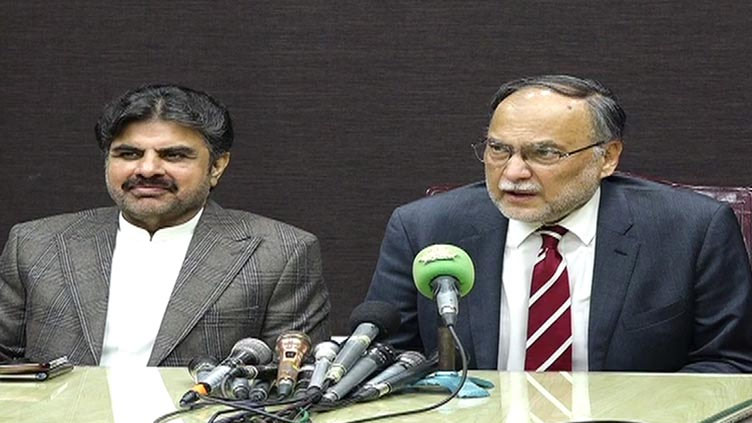 PTI founder will be released after showing 'original receipts': Ahsan Iqbal