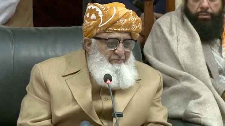 Fazlur Rehman denounces riots disrupting peace efforts in Kurram