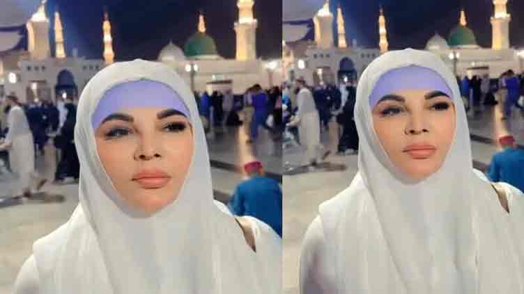 WATCH: Rakhi Sawant greets 2025 with Umrah, footage go viral