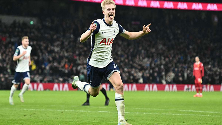 Bergvall strikes as Spurs snatch League Cup semi-final lead over Liverpool