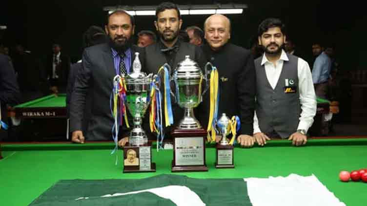 Muhammad Asif wins Saarc Snooker Championship in Colombo