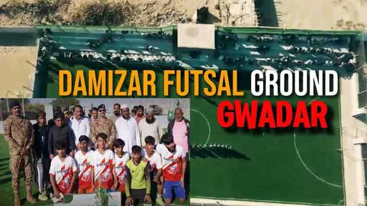 Pak Army inaugurates Damizer Futsal Ground in Gwadar