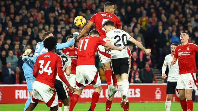 Jota earns leaders Liverpool 1-1 draw at high-flying Forest