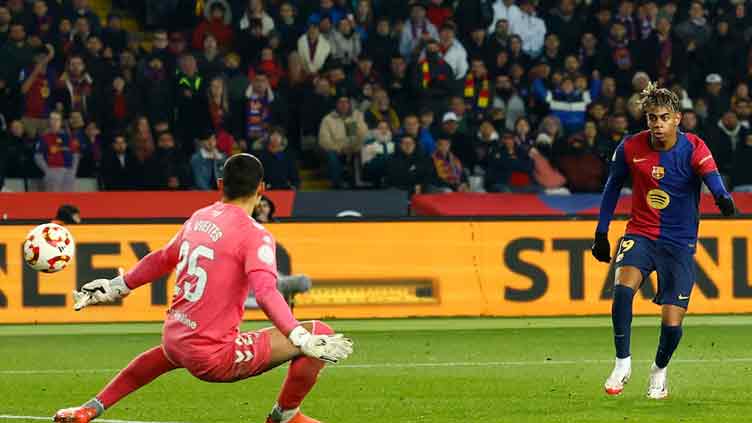 Yamal shines as Barcelona thrash Betis 5-1 to reach cup quarters