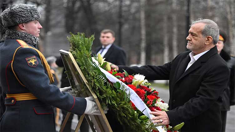 Iranian president arrives in Moscow for treaty signing with Putin