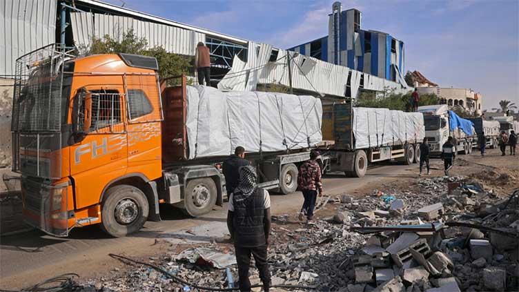 First post-ceasefire aid trucks enter Gaza: UN