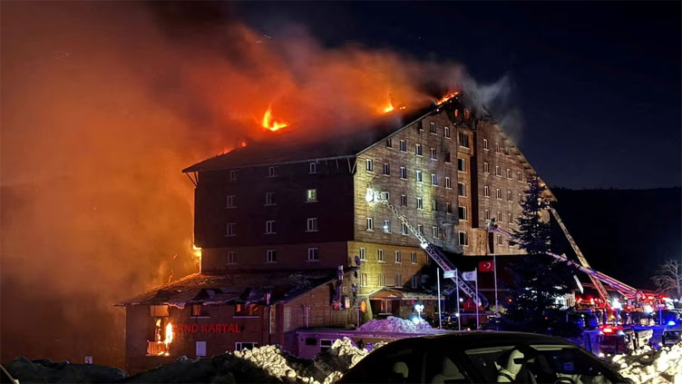 Turkish ski resort fire kills 76, guests forced to jump from windows