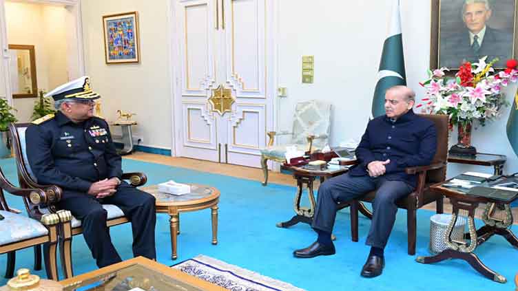 Naval chief calls on PM Shehbaz