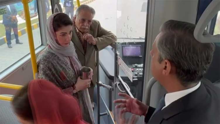 CM Maryam inaugurates Pakistan's first electric bus service