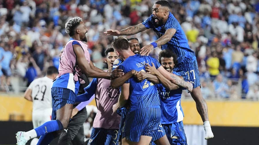 Al Hilal stuns Manchester City 4-3 in Club World Cup on Marcos Leonardo's extra-time goal