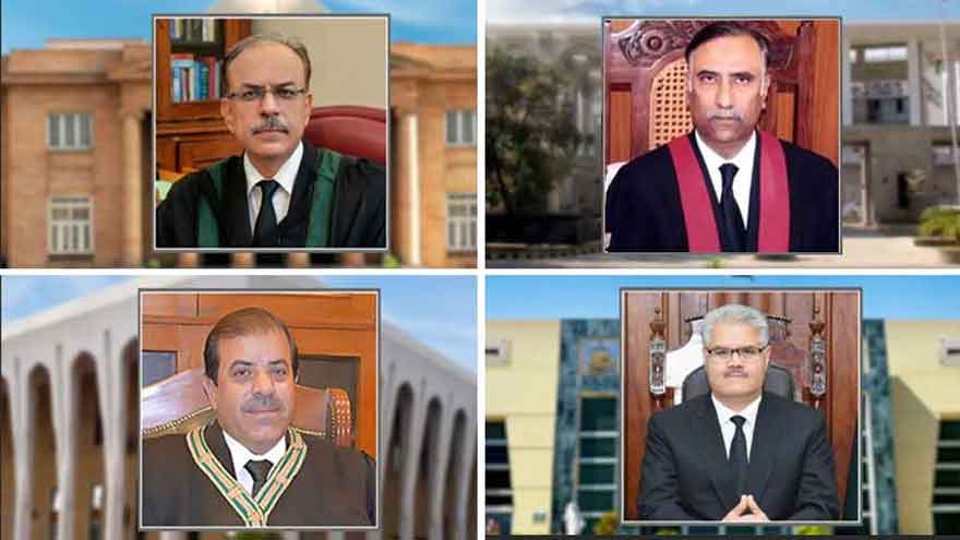 JCP approves permanent chief justices of Islamabad, Peshawar, Sindh and Balochistan high courts