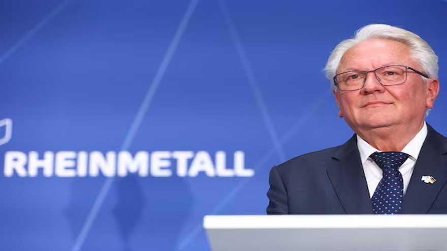 Rheinmetall seeks sales of up to 50 bln eur by 2030, CEO tells German TV