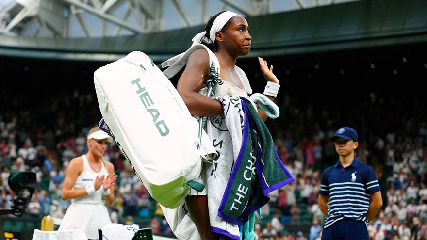 Second seed Coco Gauff knocked out of Wimbledon