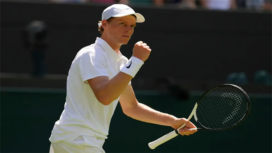 Top seed Sinner eases into Wimbledon second round