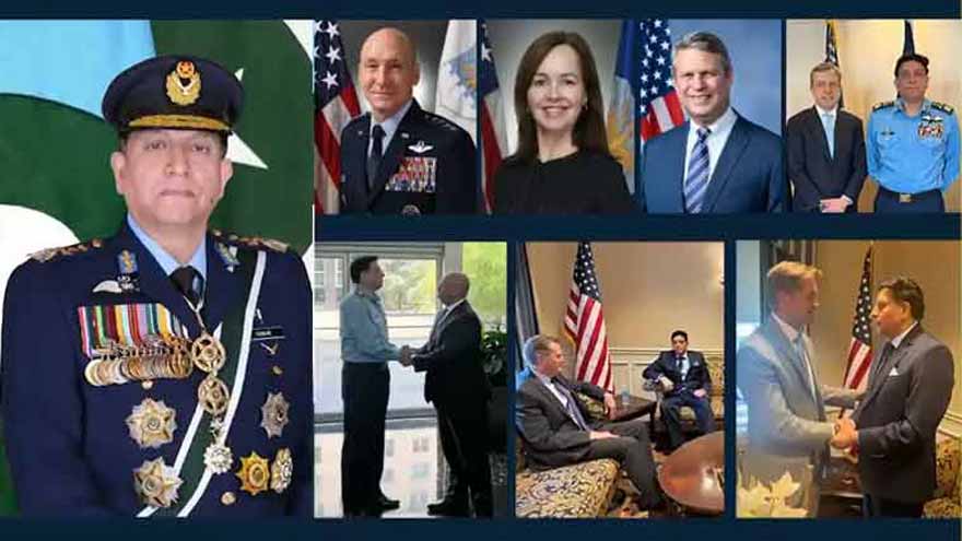 PAF Chief Zaheer Sidhu visits US to bolster defence ties