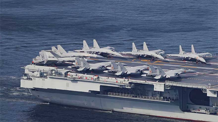 China aircraft carrier 'Shandong' draws crowds in first Hong Kong visit