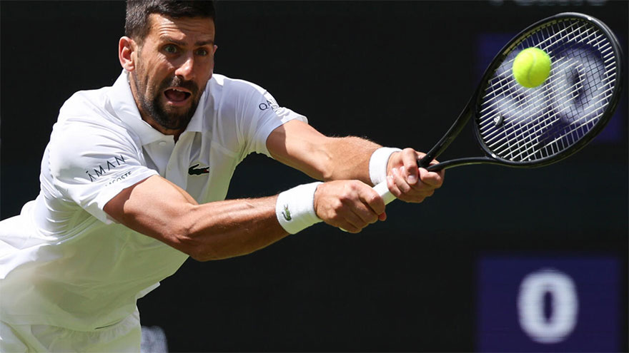 Record-chasing Djokovic crushes Evans to reach Wimbledon third round