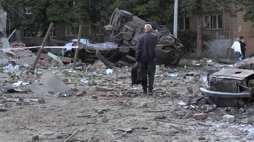 Russia's all-night drone attack on Kyiv injures 23, Ukraine says