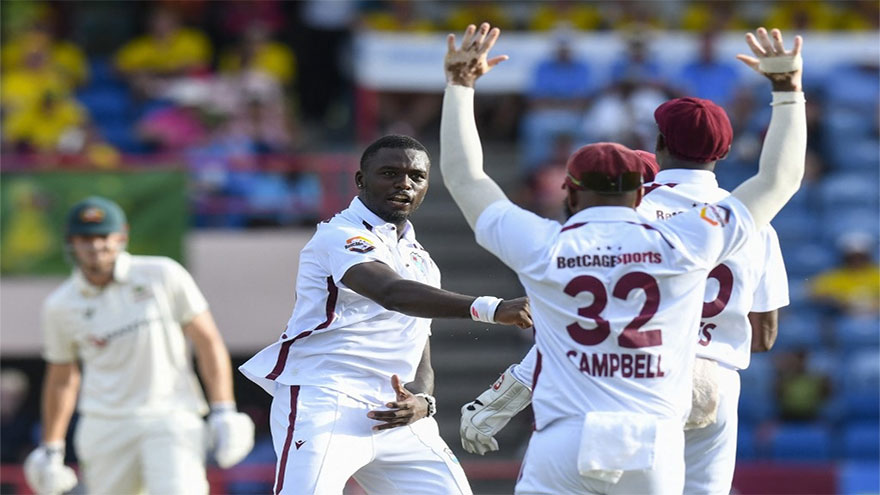 West Indies and Australia 2nd Test finely poised