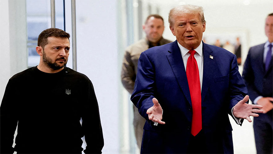 Trump, Zelenskyy discuss weapons and escalating Russian strikes