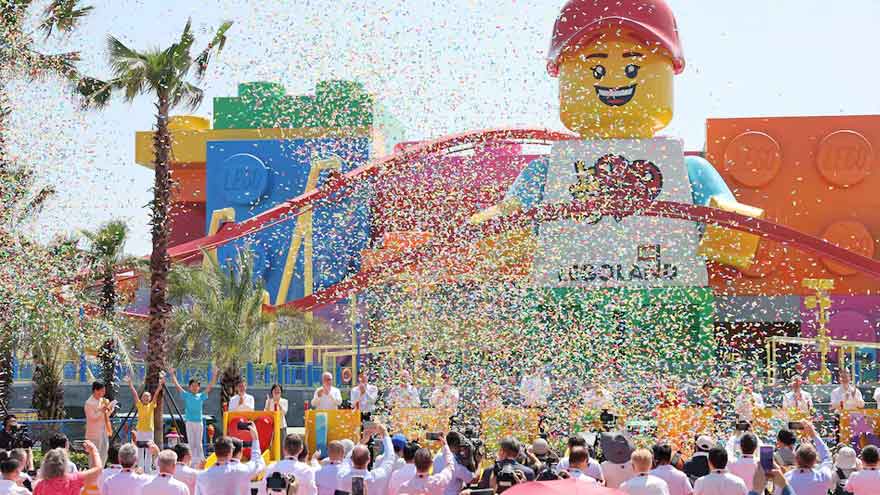 China's first Legoland resort packed on opening day despite heatwave