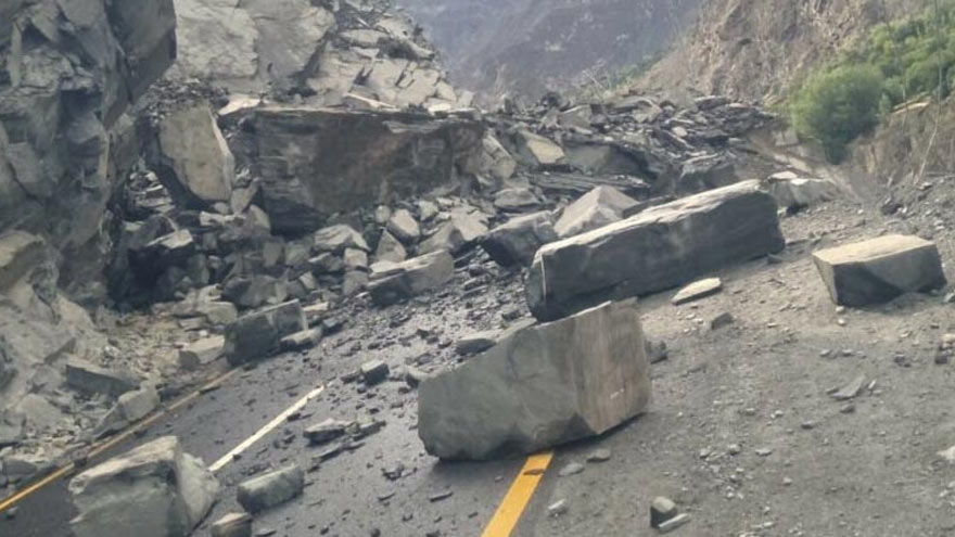 Landslides cut off dozens of villages in Haripur's hilly region